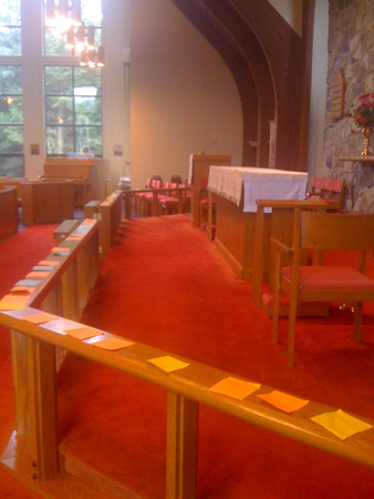 messages on altar