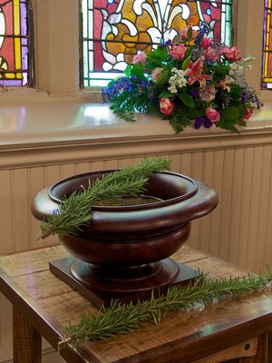 Founders' Chapel Baptismal Font