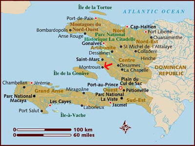 Map of Haiti