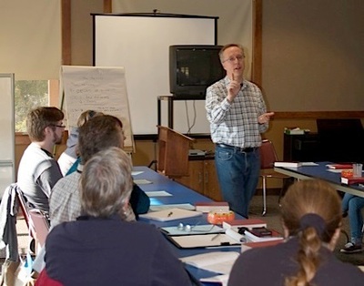 School of Ministry VTS Dean leading a lecture