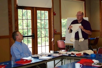 School of Ministry students listen to a lesson by Bishop White