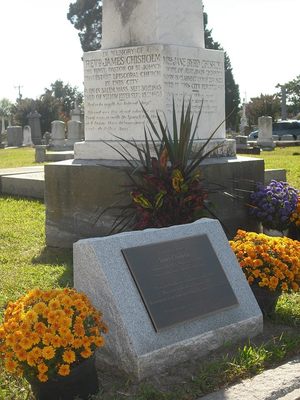 Chisholm Grave in Cedar Grove Cemetery
