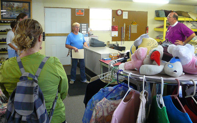 AMRT pilgrims visit Morgan Scott Project Thrift Store
