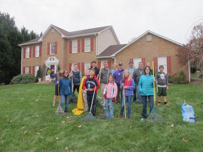 Leaf Raking Crew