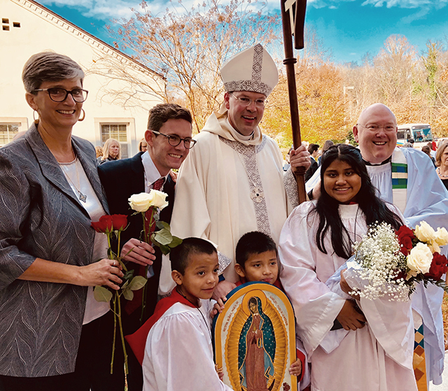 St. Thomas Church Celebrating a New Bishop, New Members  and a New Memorial Rose Garden