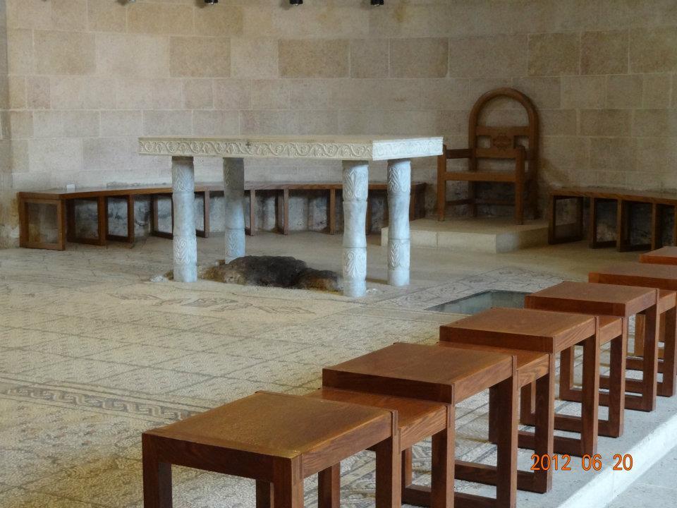 Taghba altar and church