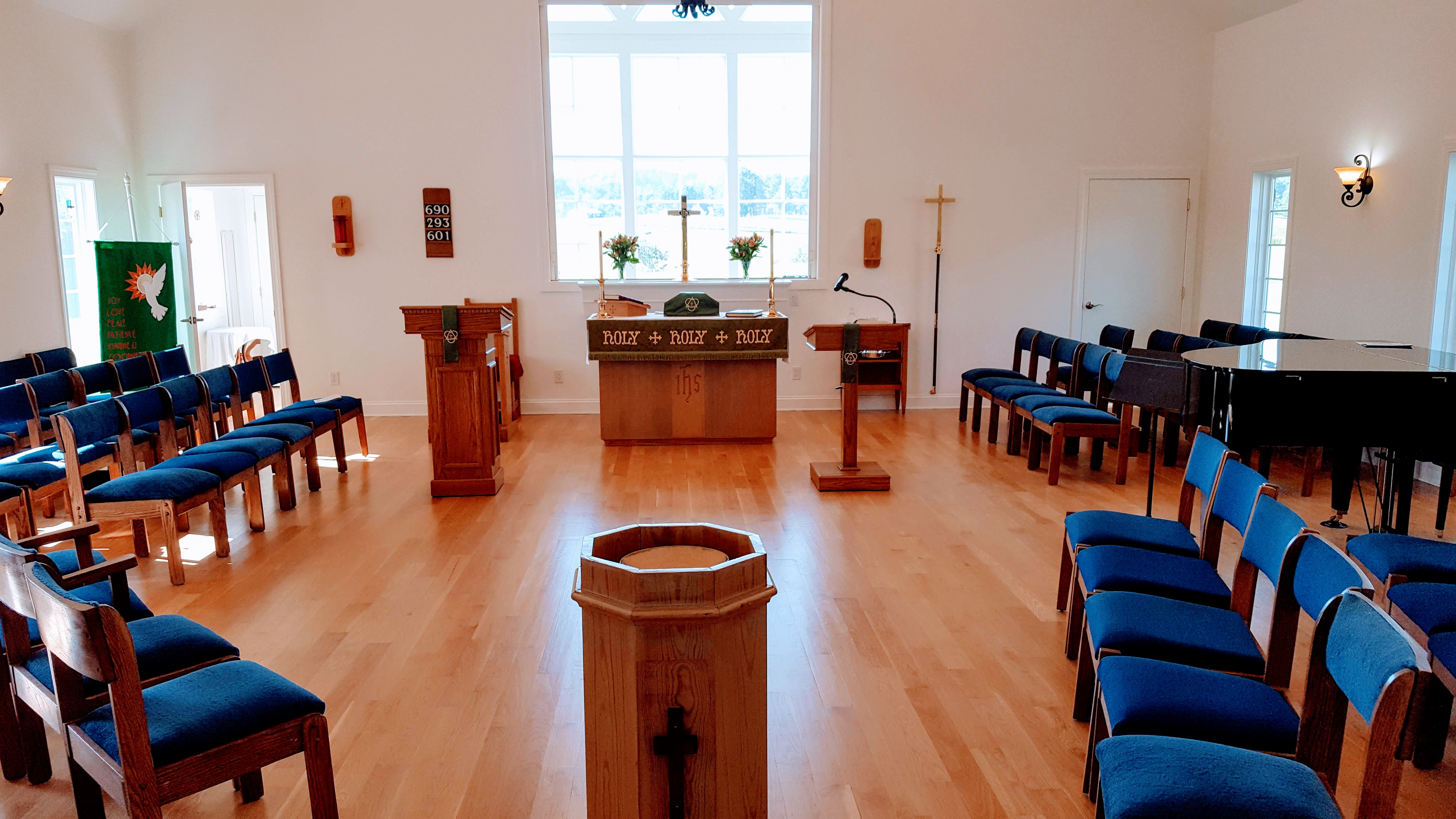 Interior of church