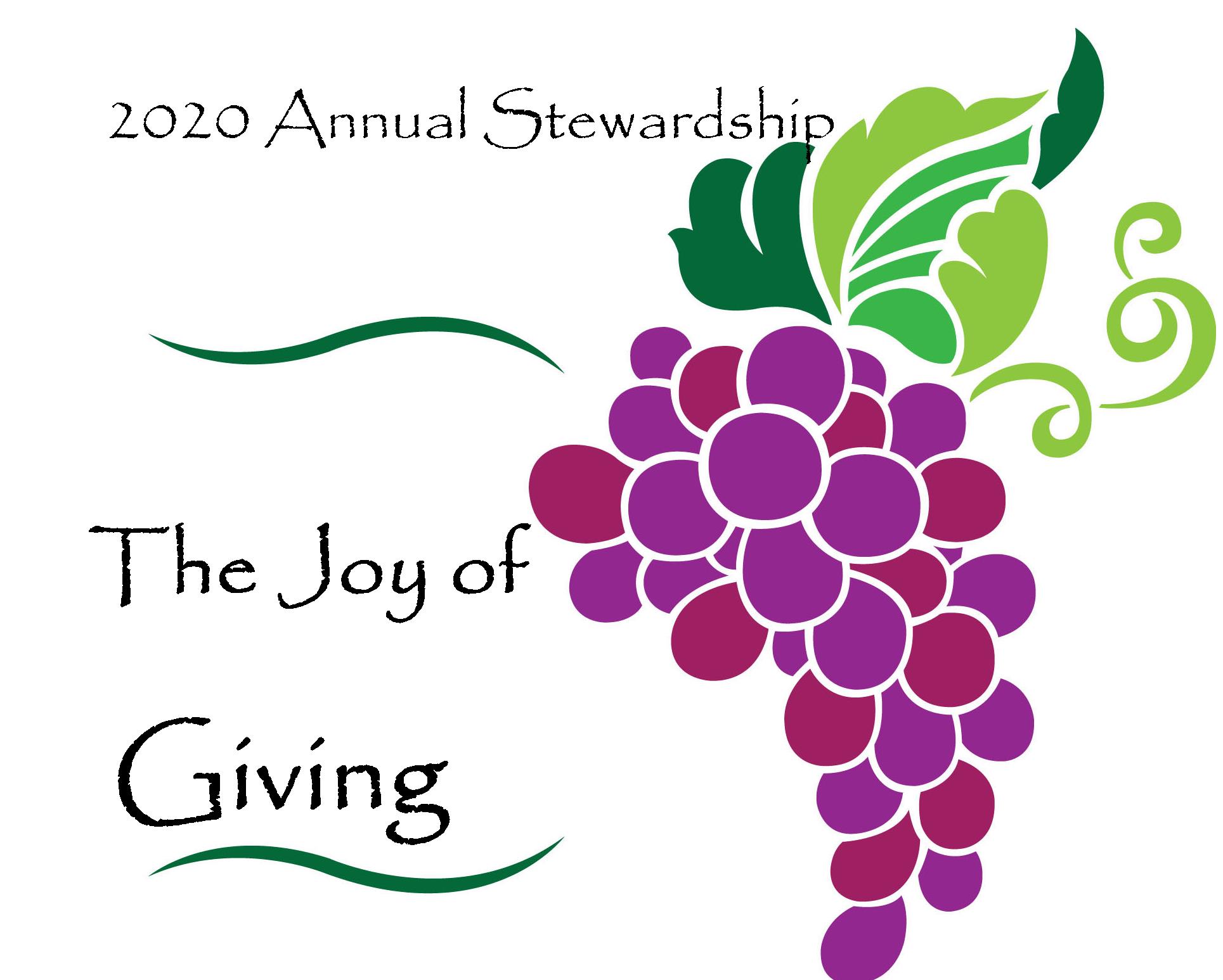 Stewardship Celebration Supper - The Joy of Giving