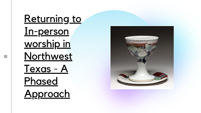 Bishop Mayer Issues  "Returning to In-person Worship - A Phased Approach"