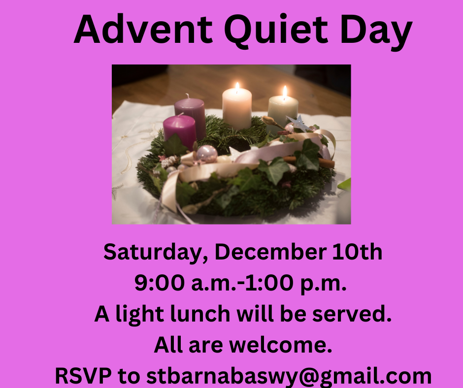 Advent Quiet Day