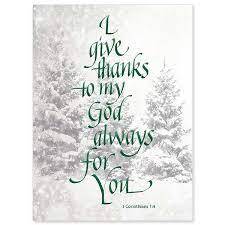 I give thanks to God for you (sermon) January 15, 2023