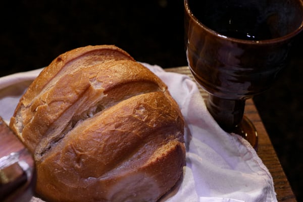 bread and cup