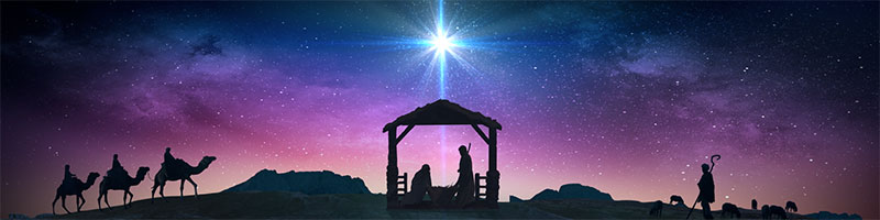 These Sundays, (December 24 and December 31) at the Church of the Nativity and St. Stephen
