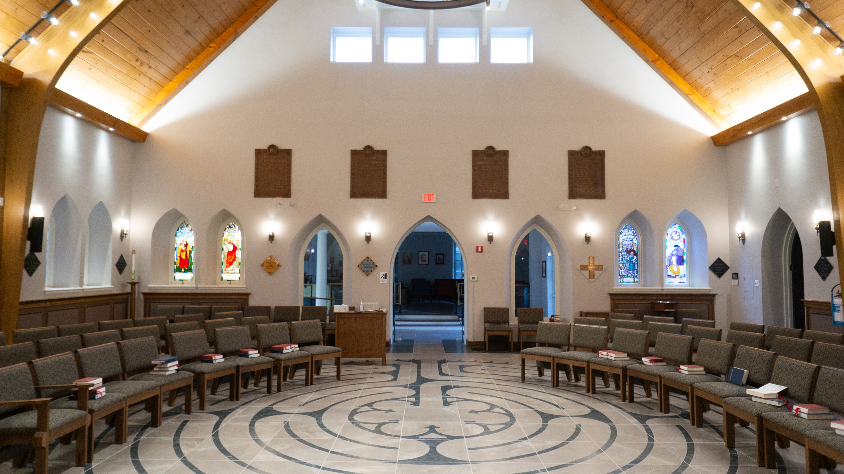 Liturgical West With Plaques