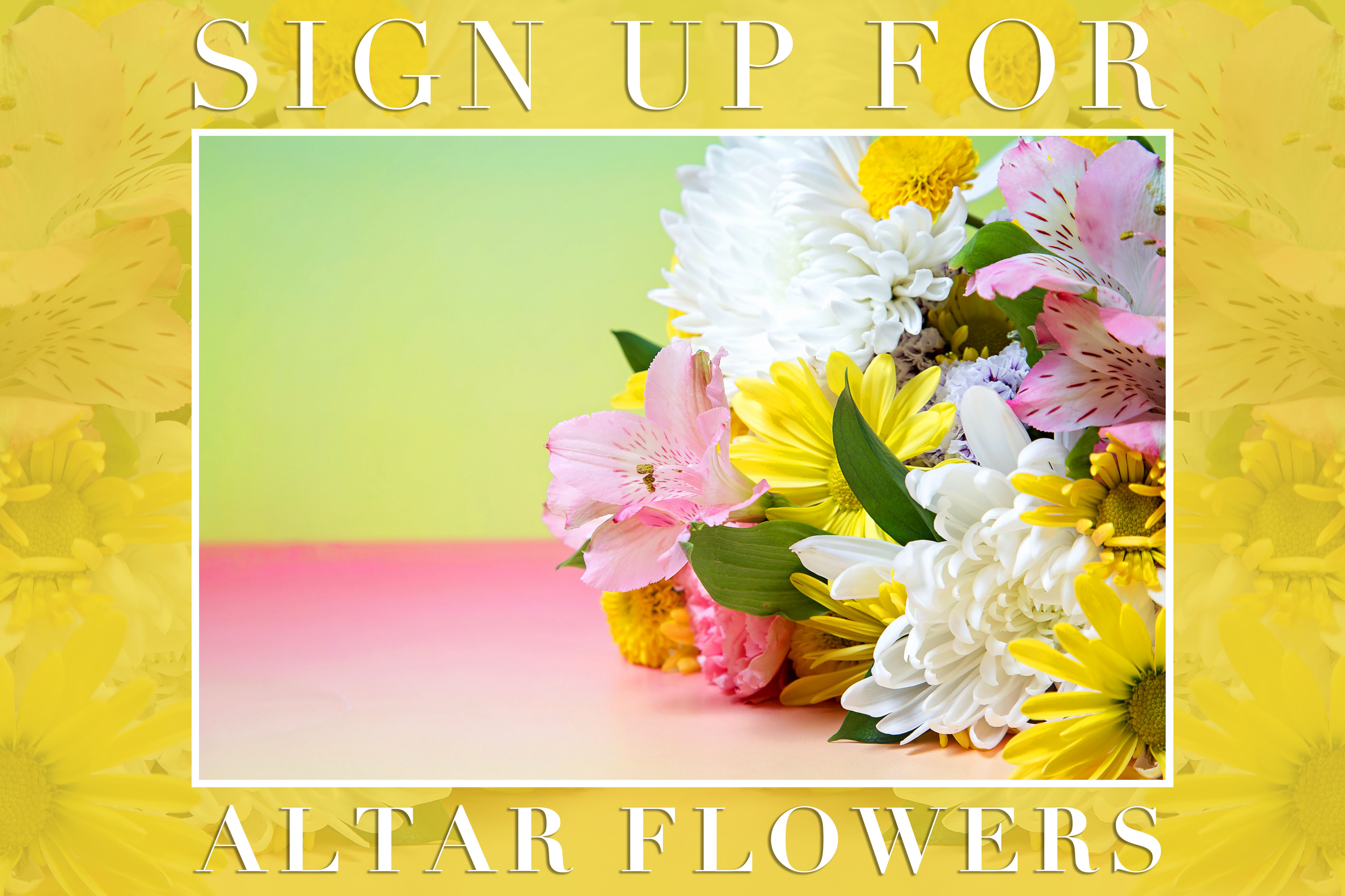 altar flowers