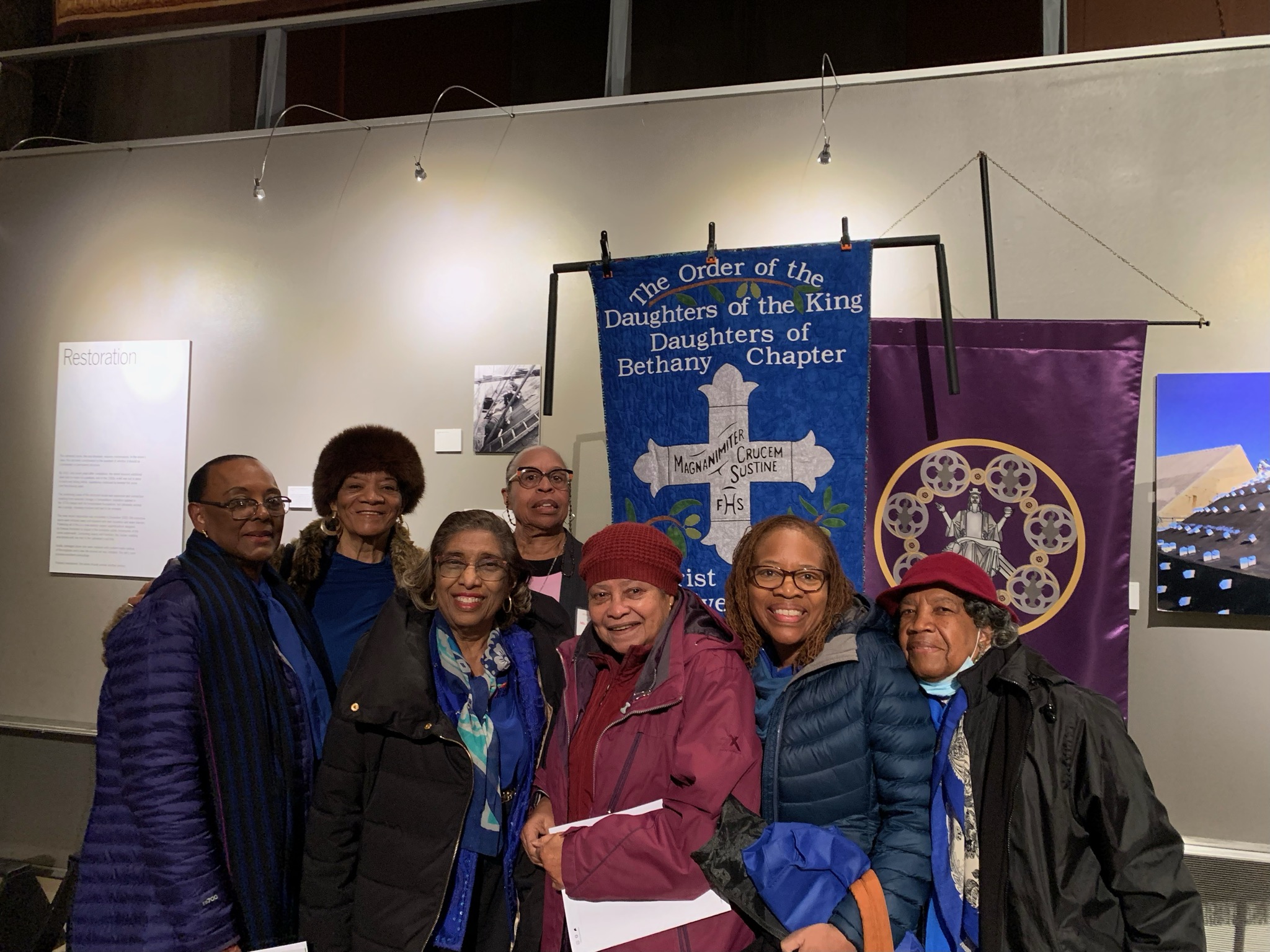 Absalom Jones Service Feb 2025 with our beautiful banner designed by Daughter Aija Sears