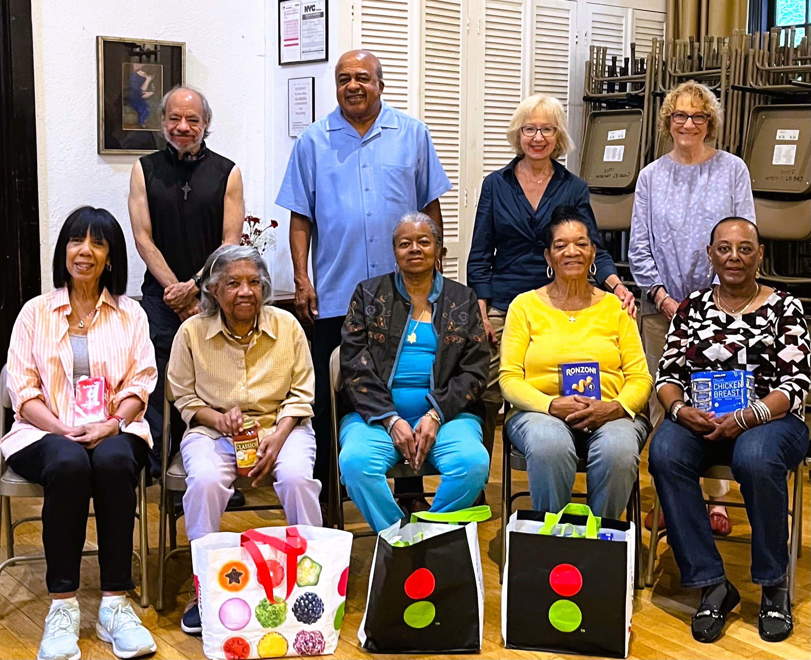Daughters and Food Pantry Volunteers