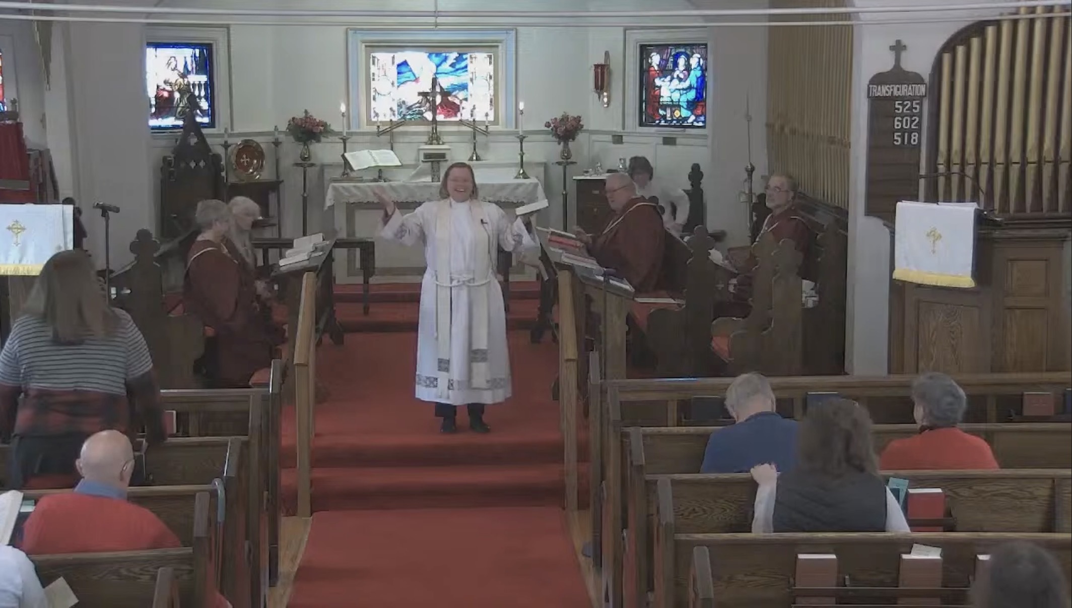 Interior of St. Mary's Episcopal Church sanctuary