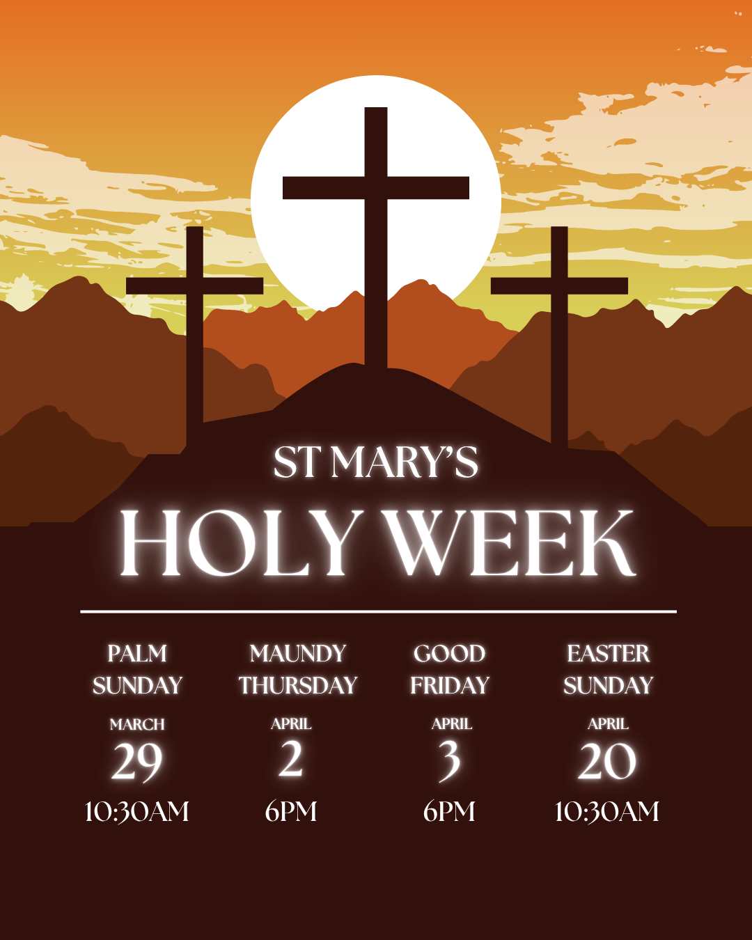 2026 Holy Week Services