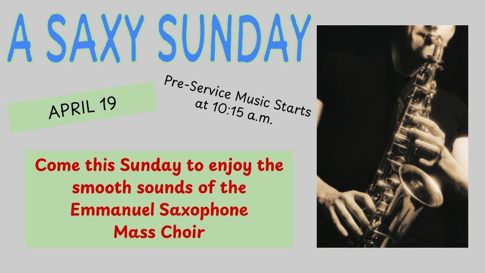 A SAXY SUNDAY