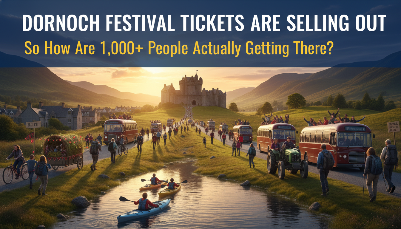 Dornoch Festival Tickets Are Selling Out — So How Are 1,000+ People Actually Getting There?