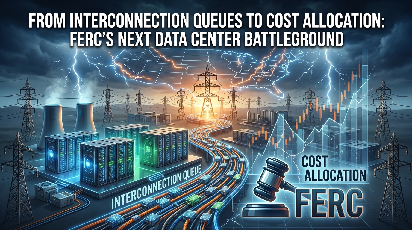 From Interconnection Queues to Cost Allocation: FERC's Next Data Center Battleground