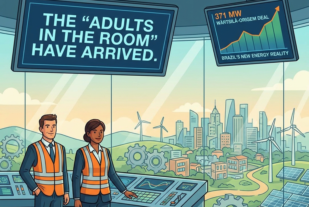 The "Adults in the Room" Have Arrived: What the 371 MW Wärtsilä-Origem Deal Tells Us About Brazil's New Energy Reality