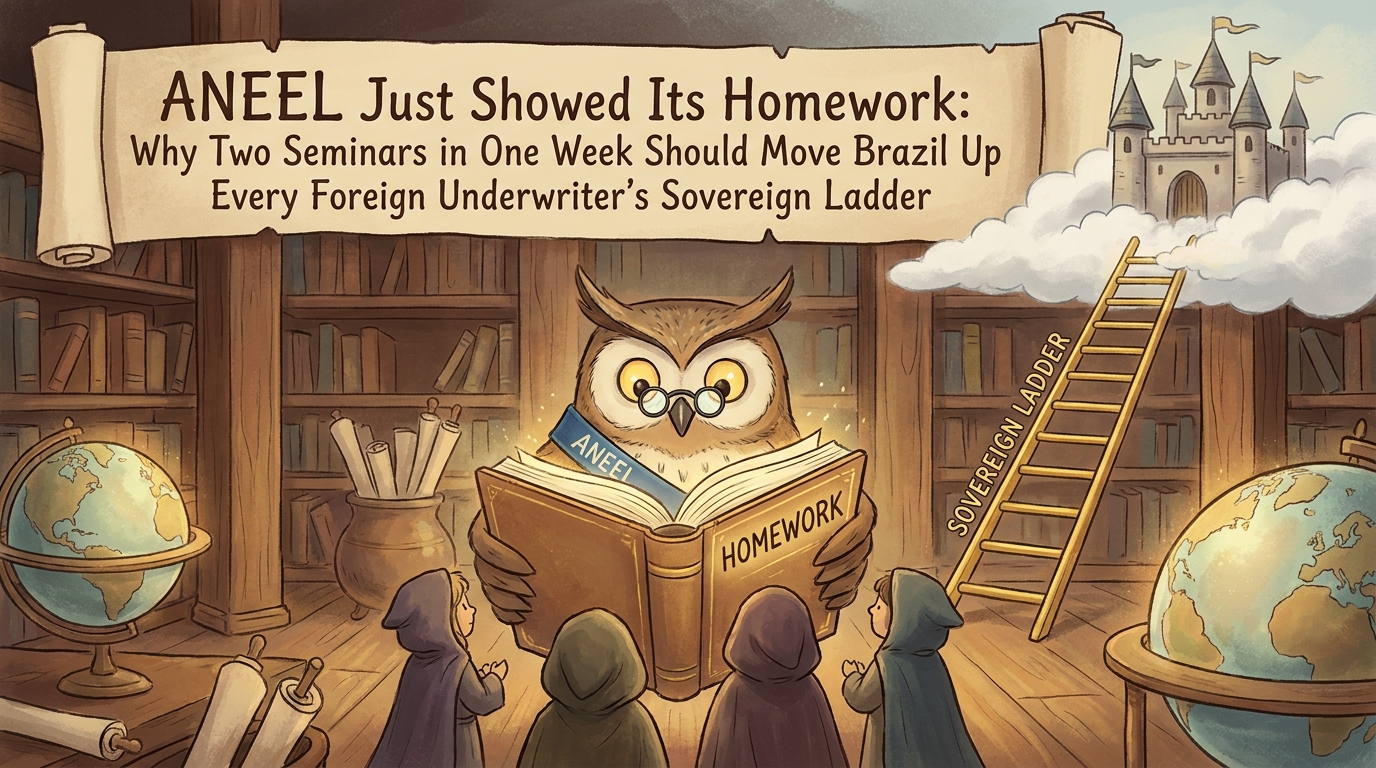 ANEEL Just Showed Its Homework: Why Two Seminars in One Week Should Move Brazil Up Every Foreign Underwriter's Sovereign Ladder