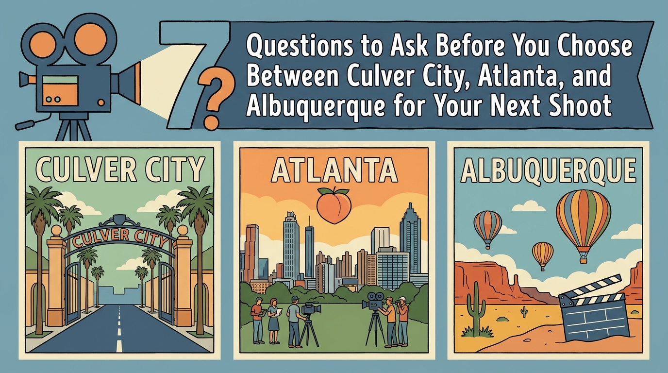 7 Questions to Ask Before You Choose Between Culver City, Atlanta, and Albuquerque for Your Next Shoot