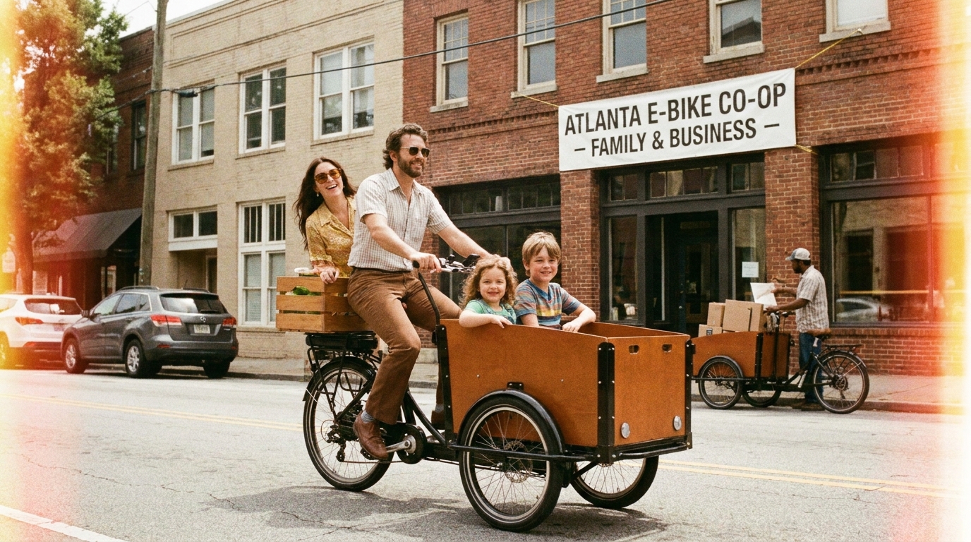What a $1.54B Cargo E-Bike Boom Means for Atlanta Families and Small Businesses
