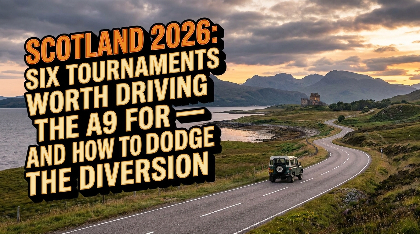 Six 2026 Tournaments Worth Driving the A9 For — and How to Dodge the Diversion