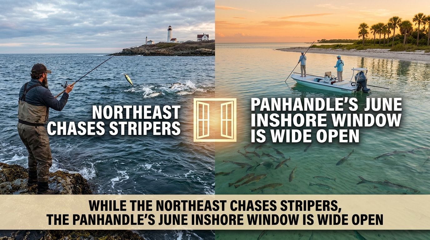 While the Northeast Chases Stripers, the Panhandle's June Inshore Window Is Wide Open