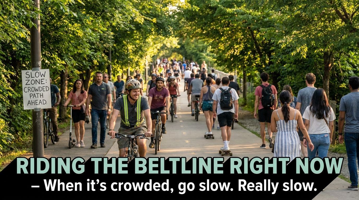 Riding the BeltLine Right Now: 7 Etiquette Rules Until the Dedicated Lanes Arrive