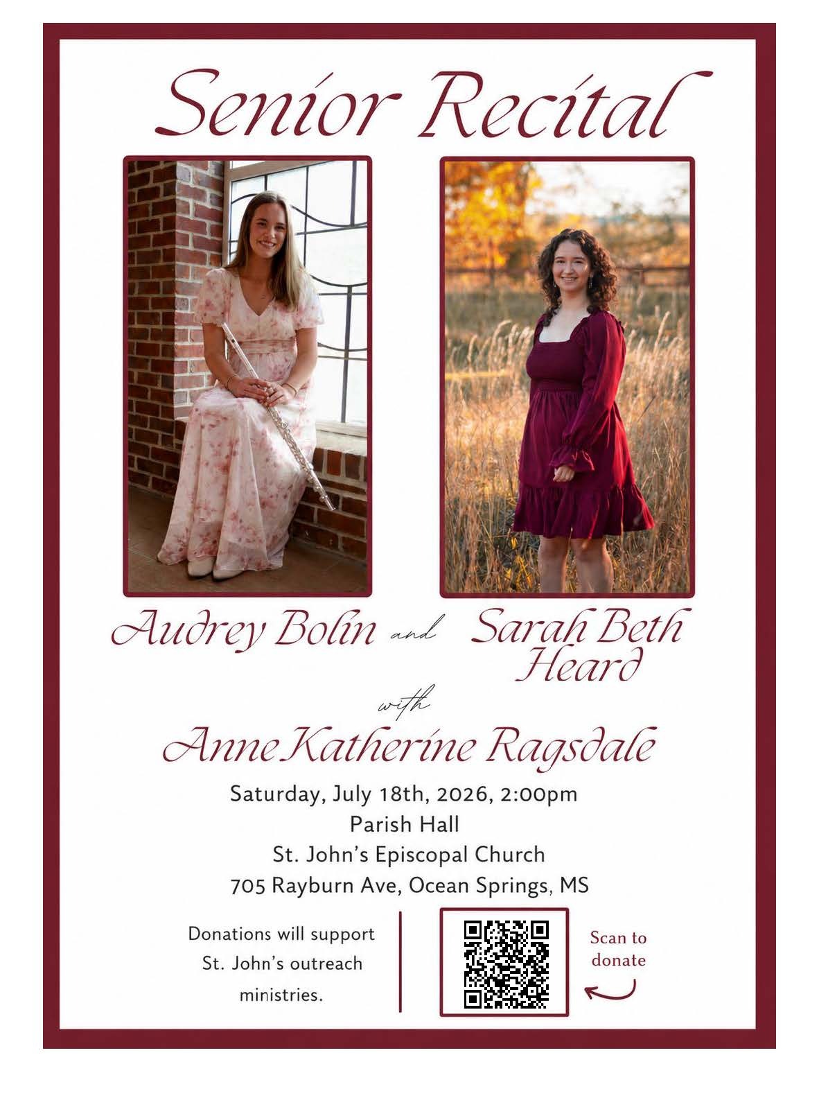 Sarah Beth Heard Musical Recital