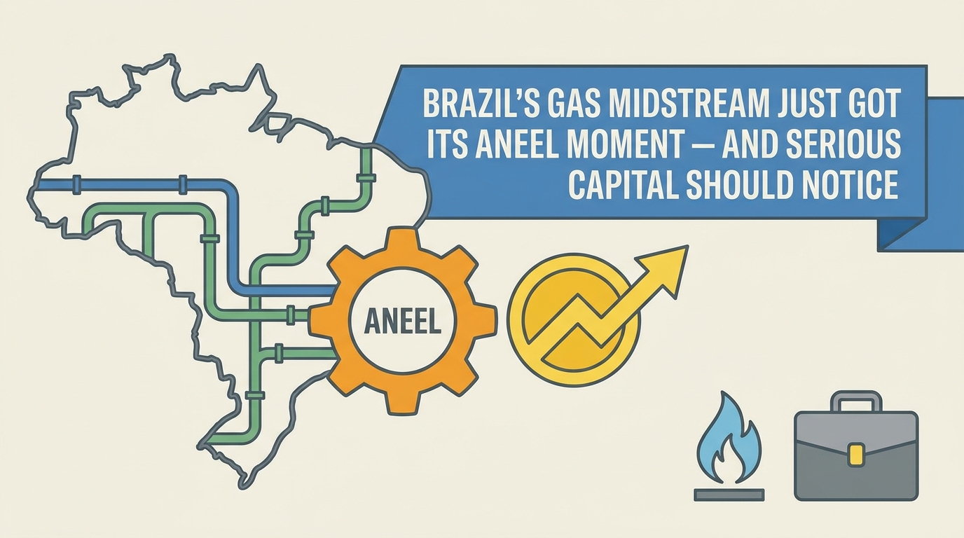 Brazil's Gas Midstream Just Got Its ANEEL Moment — And Serious Capital Should Notice