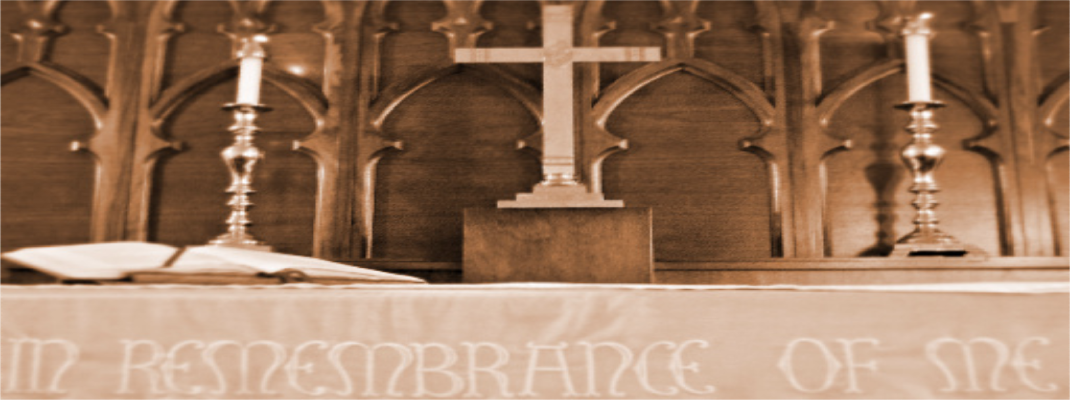 chapel altar framed