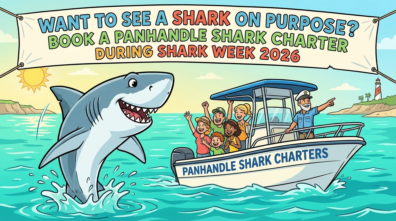 Want to See a Shark on Purpose? Book a Panhandle Shark Charter During Shark Week 2026