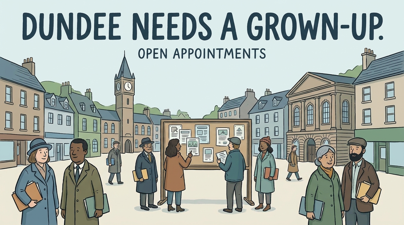 Dundee Needs a Grown-Up: Open Appointments