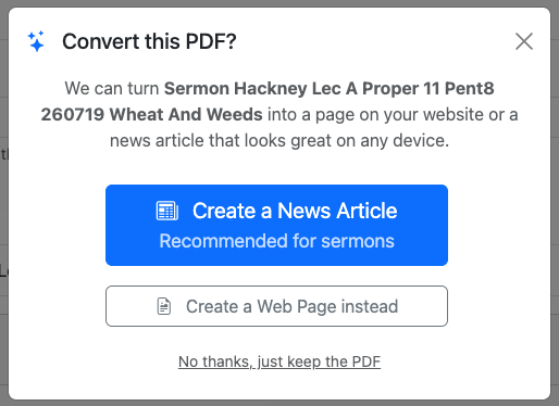 Digital Faith sermons, news, and resource archives