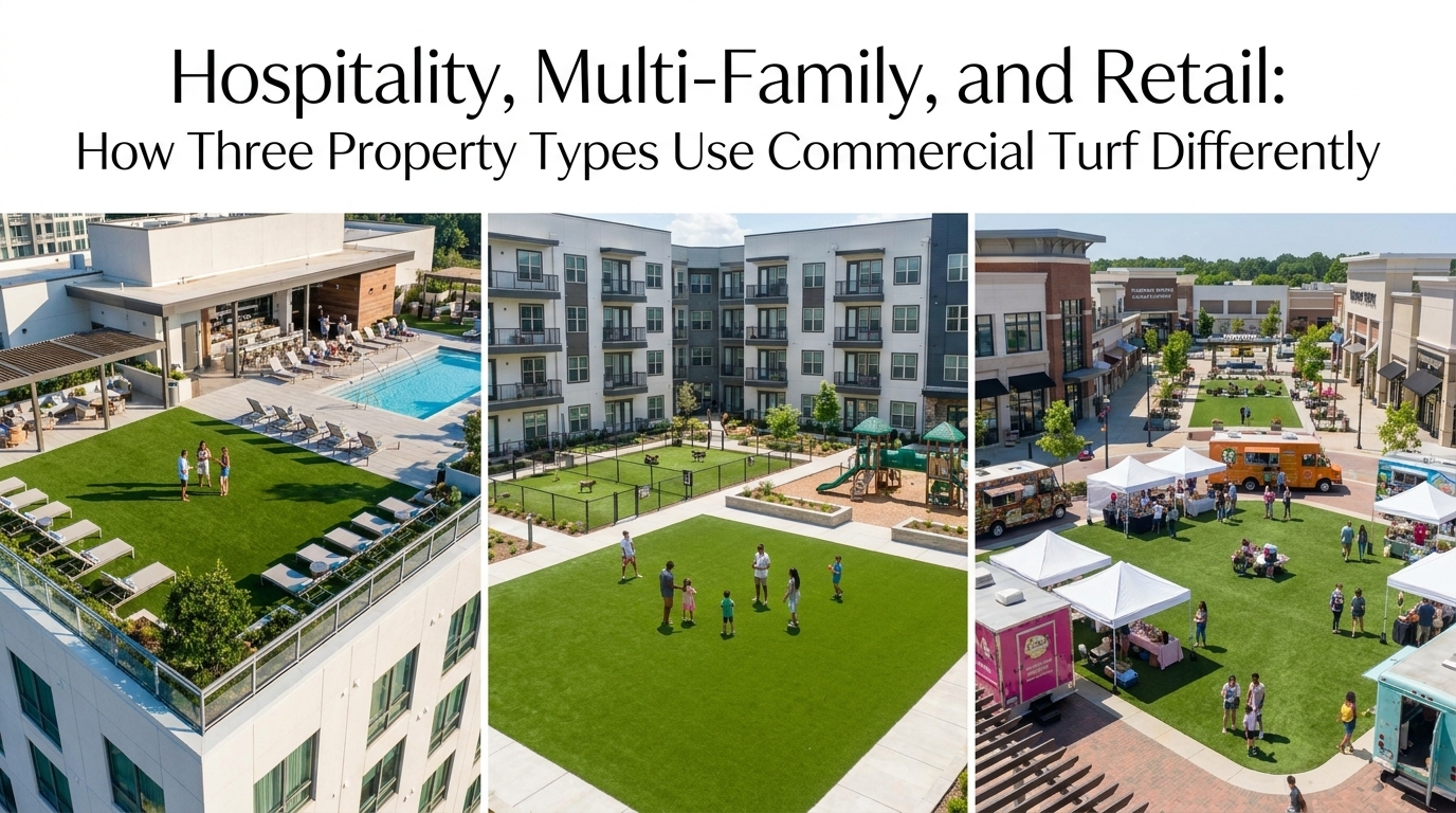 Hospitality, Multi-Family, and Retail: How Three Property Types Use Commercial Turf Differently
