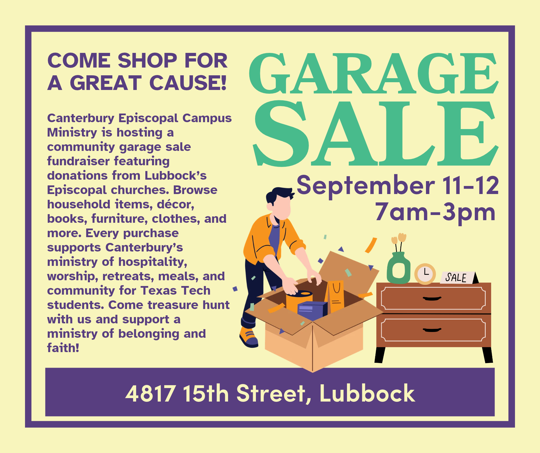Garage Sale (Community) - September 11-12 (8.5x11) (1)