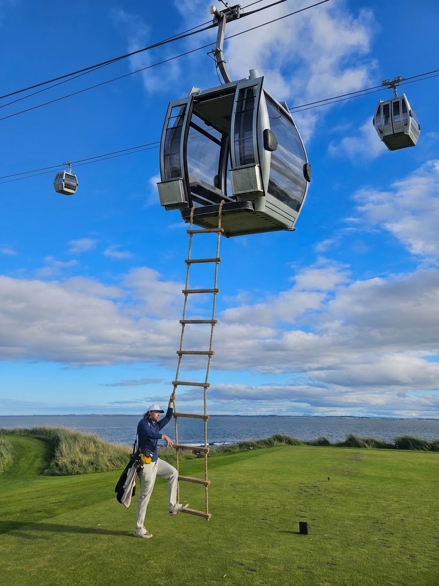 High-flying fairway shortcut