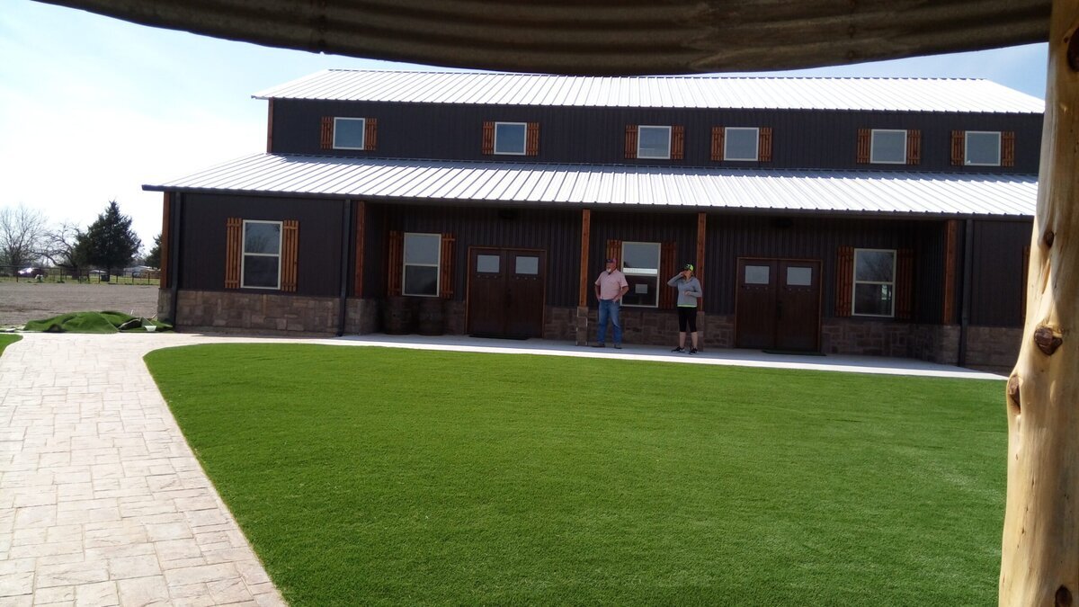 Commercial Synthetic Grass Installation