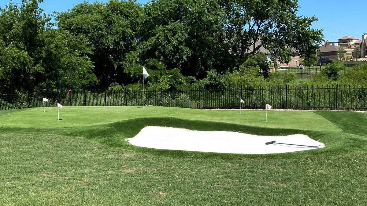 Backyard Golf Green