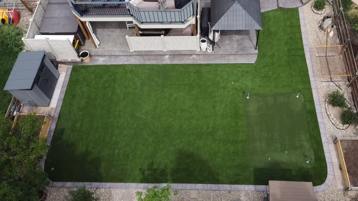 Monument Colorado Backyard Putting Green