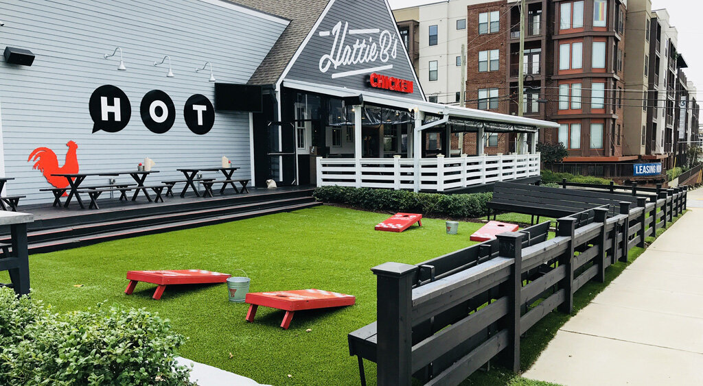 Grass365 Synthetic Grass Design Lawn Restaurant