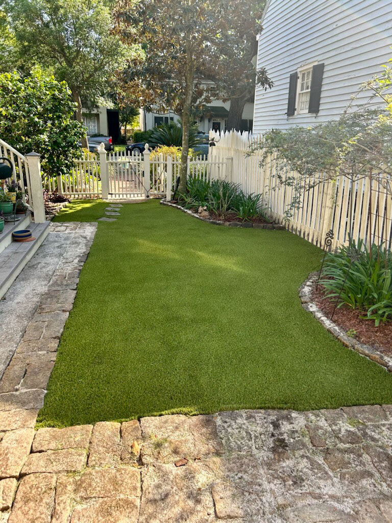 Small Turf Backyard Bluffton Hilton Head