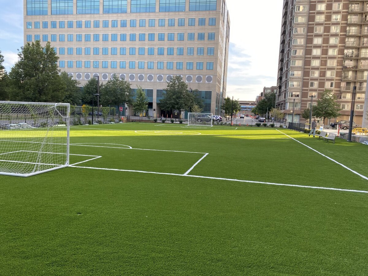 Sports soccer field turf Boston