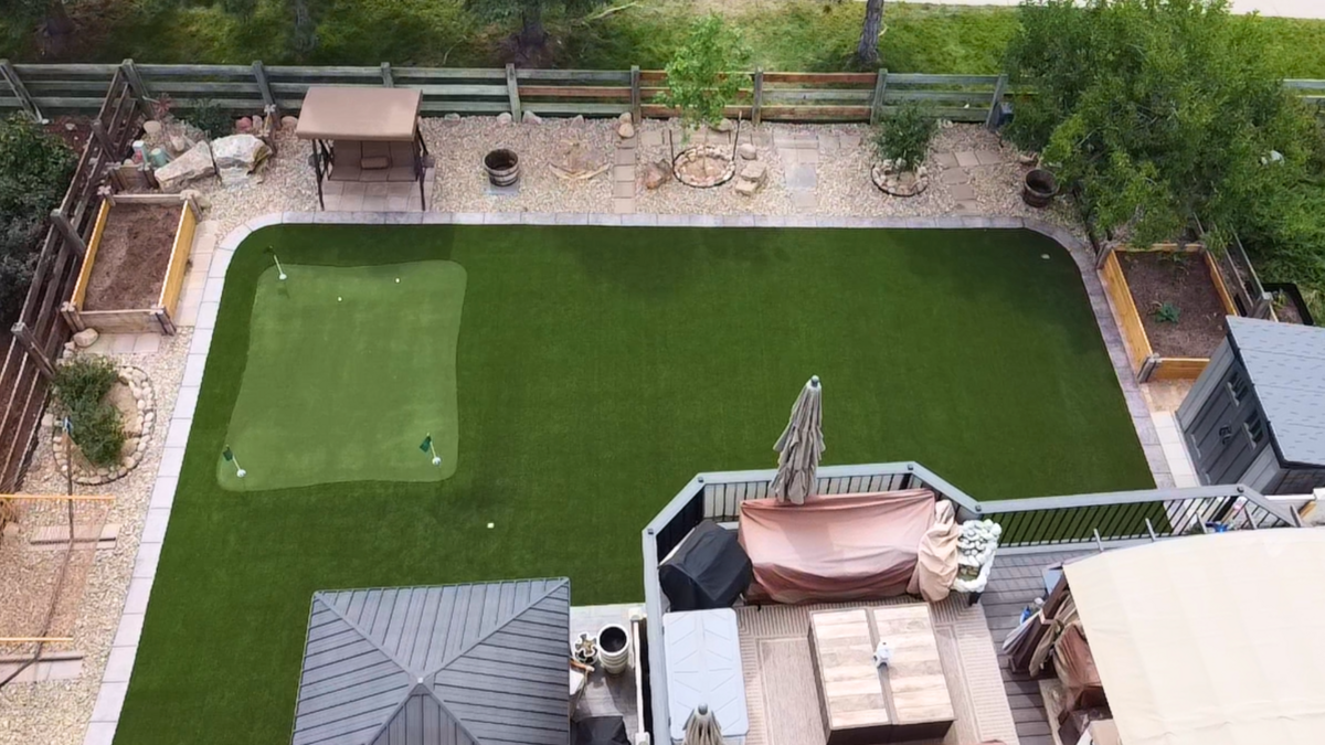 Monument Colorado Backyard Putting Green