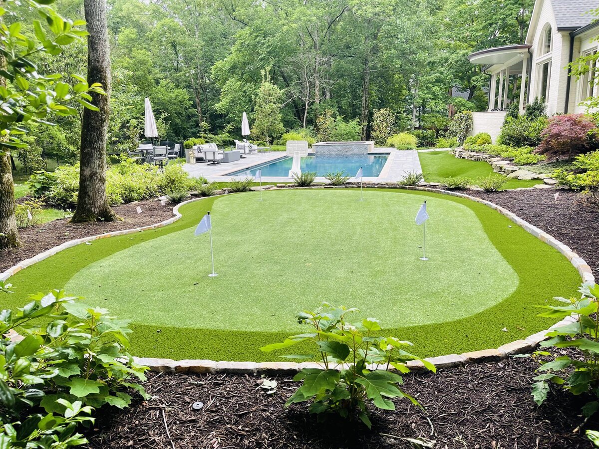 Artificial Grass Putting Green And Pool Turf Nashville Grass365